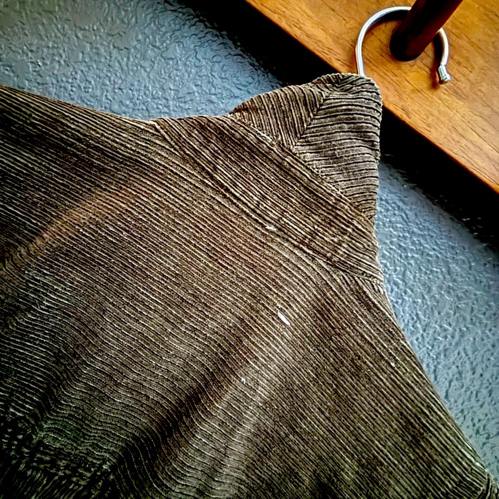 🕊️ LOFT Dark Olive Gray Corduroy Petites Blazer - Picture 9 of 16